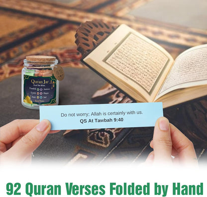 The Quran Verse Jar: Six colors for 6 Emotions