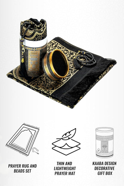 The Sacred Space Set (prayer rug, beads & gift box)