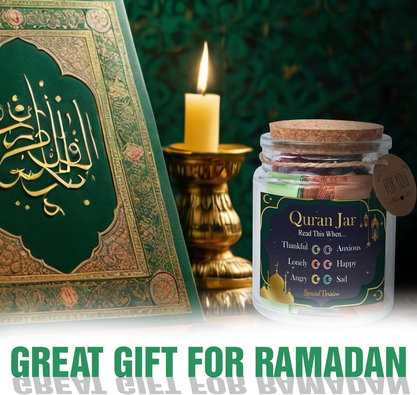 The Quran Verse Jar: Six colors for 6 Emotions
