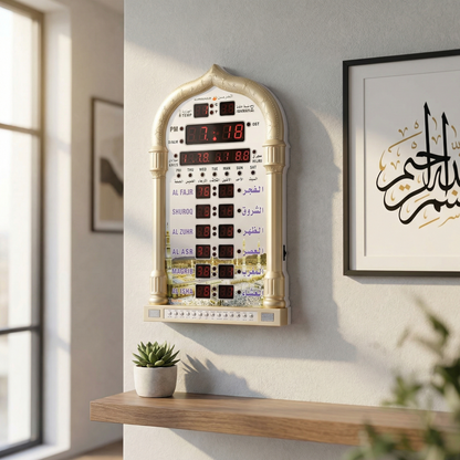 The Home Mosque Prayer Clock